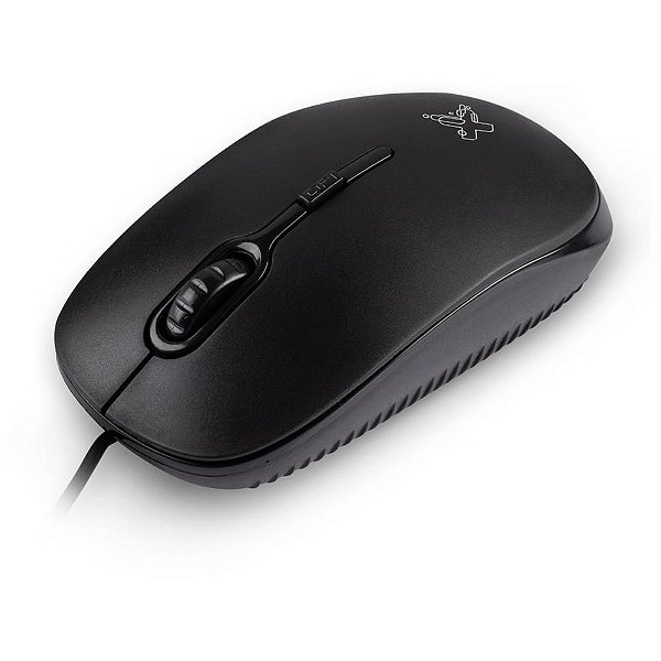 Mouse Optico Usb 1200dpi Soft Cabo 1,20m Preto Un 6013064 Maxprint