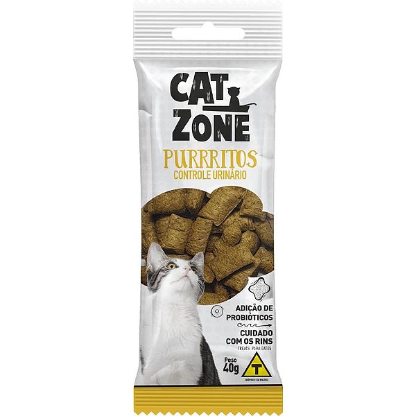 Petisco Para Pet Cat Zone Purritos 40g Un 5629 Procao