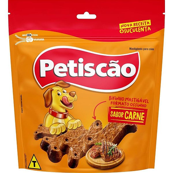 Petisco Para Pet Petisquinho Carne 250g Pacote 82250 Petiscao