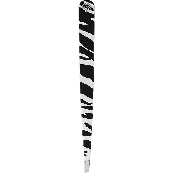 Pinça Depilatória Étnica Inox Pt.Diagonal Zebra Un Bc-399 Mundial