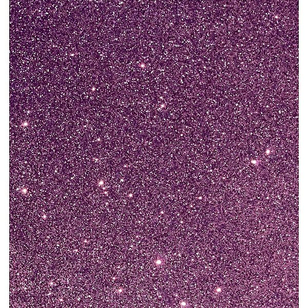 Placa Em Eva Com Glitter 48x40cm Lilás 1,8mm Pct.C/10  Dubflex