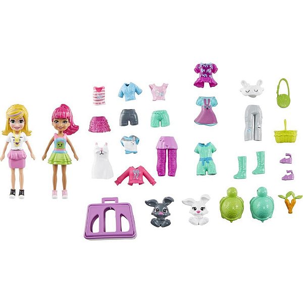 Polly And Margot Fashion Pack Un Hdw53 Mattel