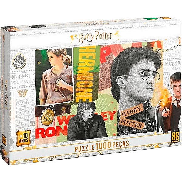 Quebra-cabeça Cartonado Harry Potter P1000 Un 3617 Grow