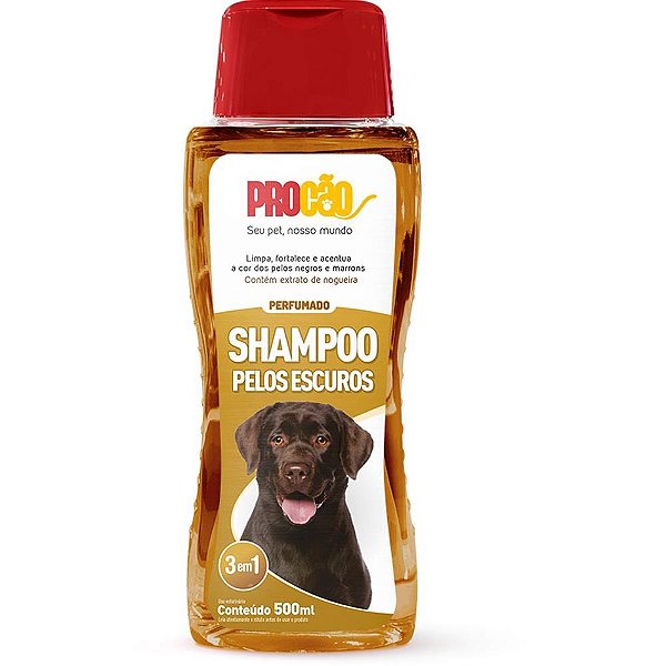 Shampoo E Cosmético Pet Shampoo Pelos Escuros 500ml Un 5427 Procao