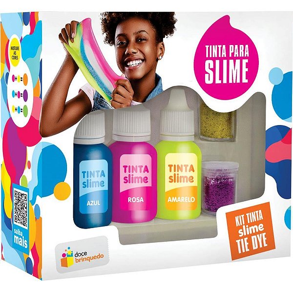 Slime Kit Tinta Slime Tie Dye Kit 3667 Doce Brinquedo