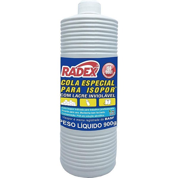 Cola Para Isopor Asuper Isopor 900G. Radex