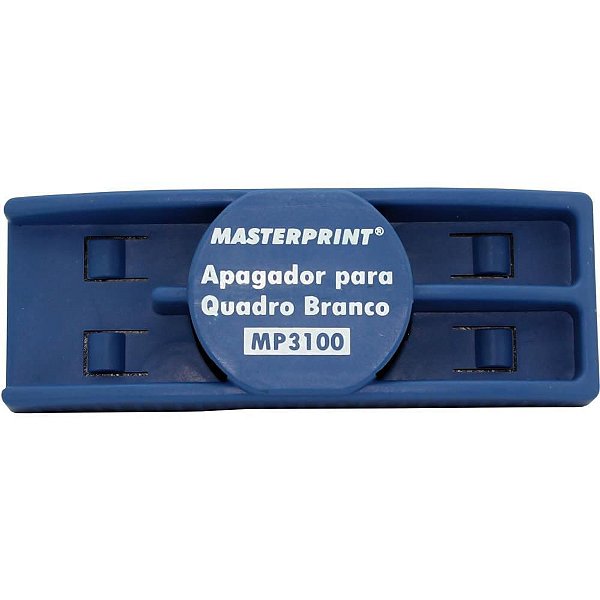 Apagador Quadro Branco Mp 3100 Azul C/Deposito/ Ima Masterprint