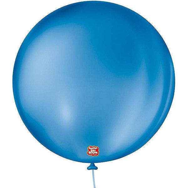 Balão Para Decoração Redondo N.05 Azul Cobalto São Roque