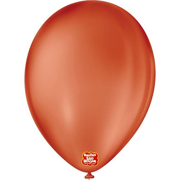 Balão Para Decoração Redondo N.09 Terracota São Roque