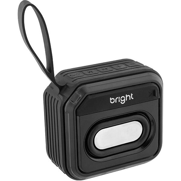 Caixa Acústica Bluetooth 5W Ipx6 Preta Bright