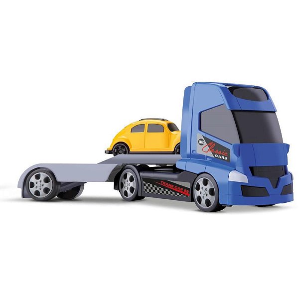 Caminhão Cegonheira Heavy Truck Classic Orange Toys