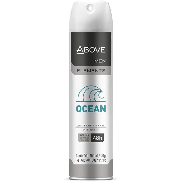 Desodorante Aerossol Above Elements Ocean Men 150Ml Baston