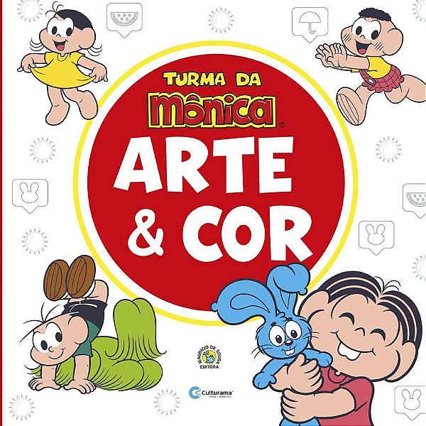 Livro Infantil Colorir Turma Da Monica Arte E Cor Culturama