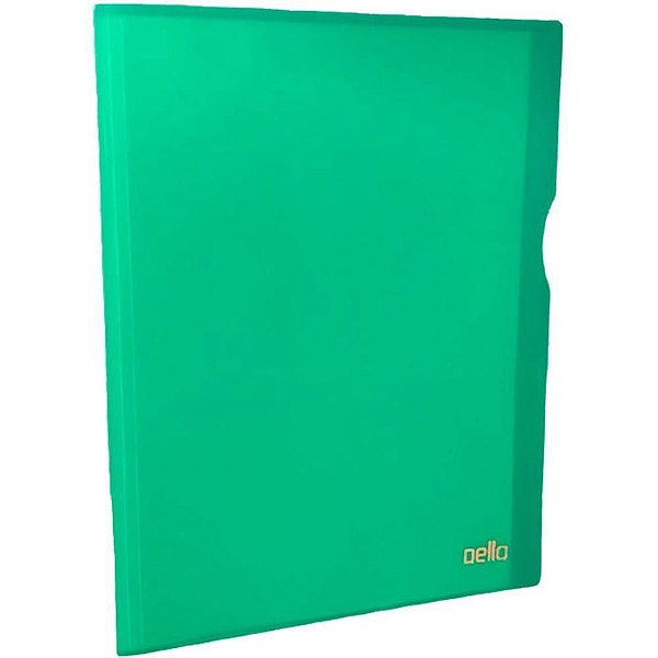 Pasta Catalogo A4 30 Envelopes Verde Dello