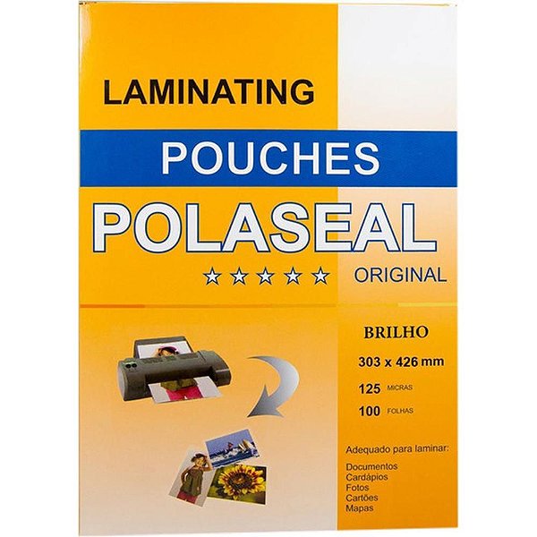 Plastico Para Plastificacao Polaseal A3 303X426 (0,05) Prolam