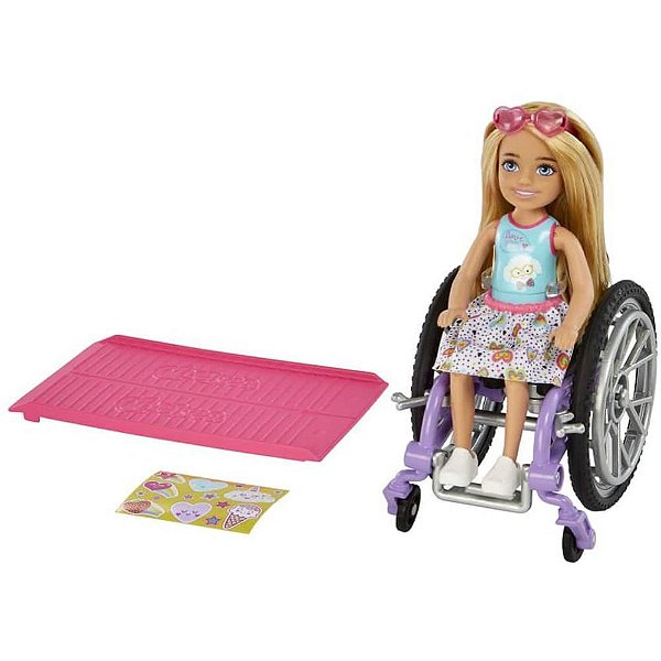 Barbie Family Chelsea Cadeira De Rodas Mattel