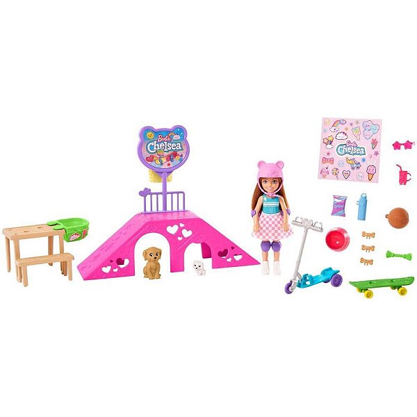 Barbie Family Chelsea Pista De Patinacao Mattel