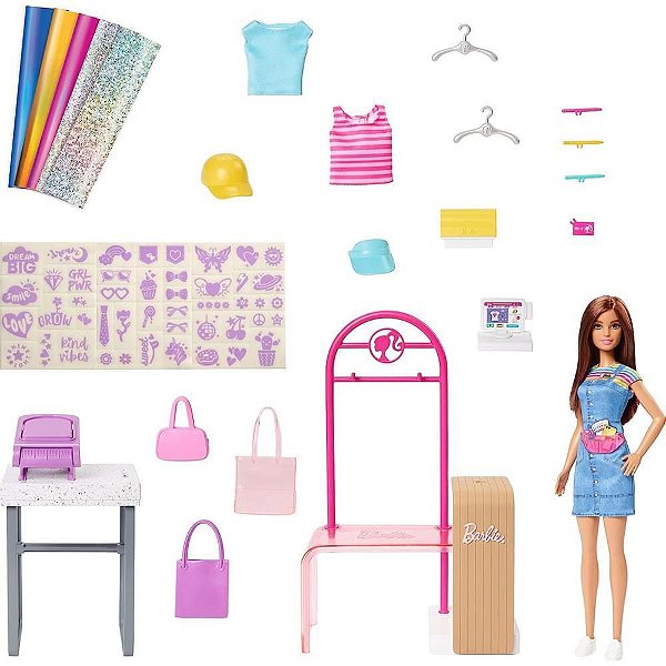 Barbie Profissoes Conjunto Estilista De Moda Mattel