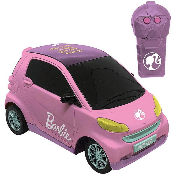Carrinho Controle Remoto Barbie Bealty Pilot 3Func/Pilh Candide