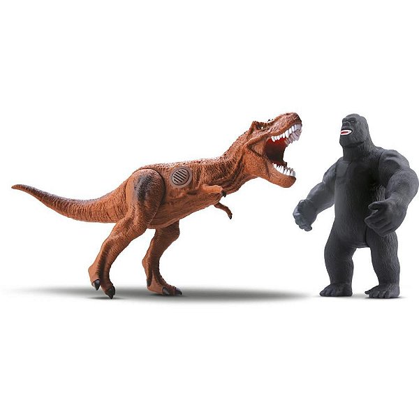Dinossauro Rex Vs King C/Som Bee Toys