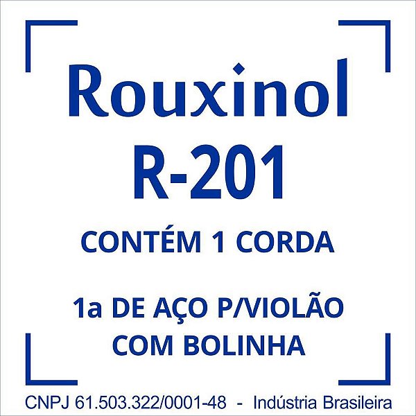 Encordoamento Aco Inoxidavel 1Mi (R20) C/Bol Rouxinol