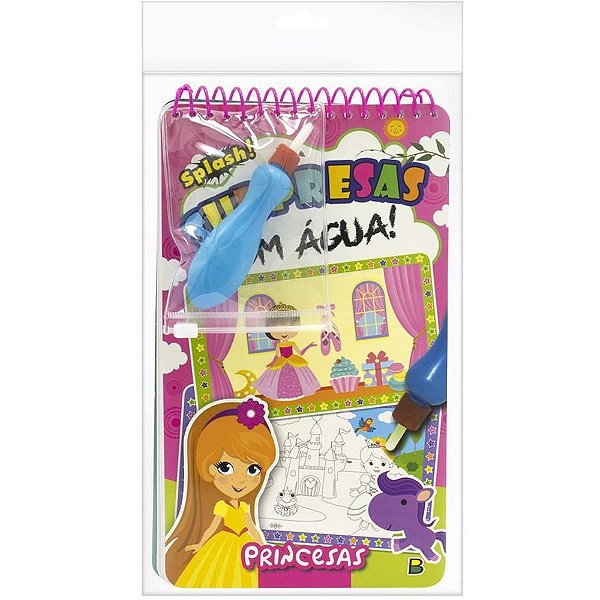 Livro Aquabook Princesas 25X14,2Cm 6Pag Todolivro