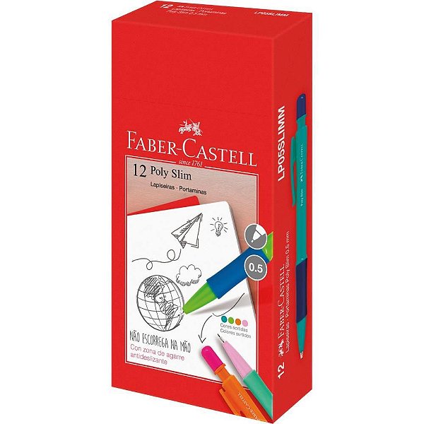 Lapiseira 0.5Mm Poly Slim Mix (S) Faber-Castell