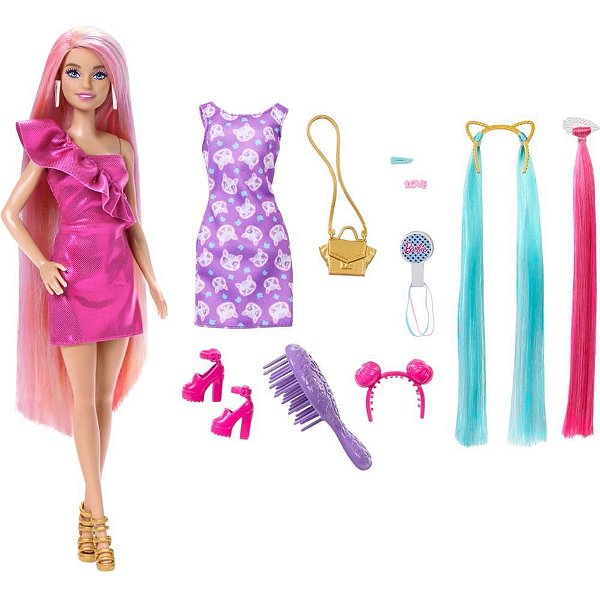 Barbie fashion Boneca totally hair neon (s) Unidade Hkt95 Mattel