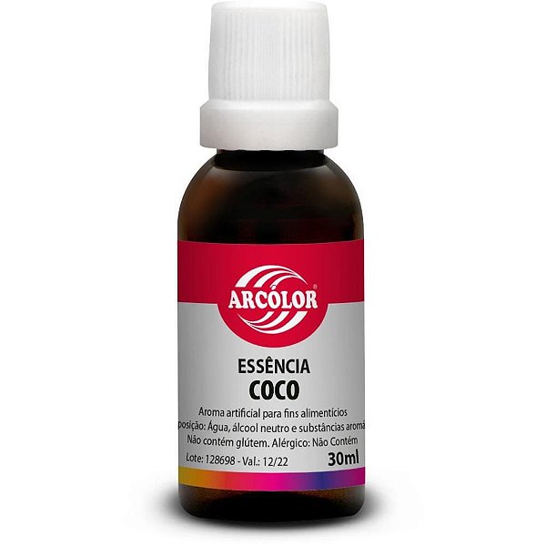 Essencia 30ml coco Cx.c/12 Es30co Arcolor