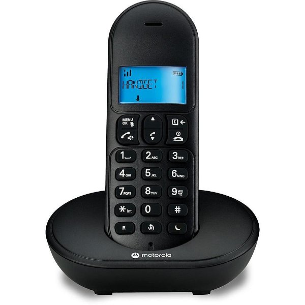 Aparelho telefonico sem fio Digital dect c/id viva voz pto Unidade Mt150 Motorola