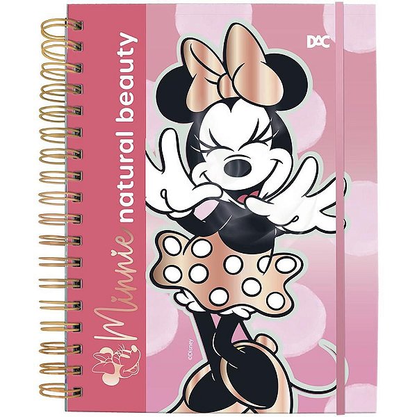 Caderno 10x1 capa dura Minnie smart 80f c/elastico Unidade 4204 Dac