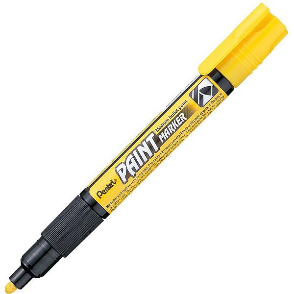 Marcador artistico Paint marker 4.0mm amarelo Blister Sm/mmp20-g Pentel