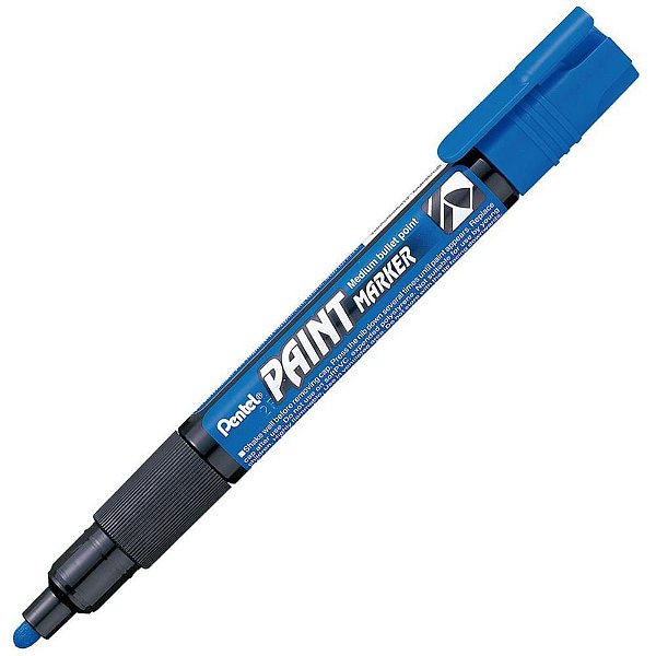 Marcador artistico Paint marker 4.0mm azul Blister Sm/mmp20-c Pentel