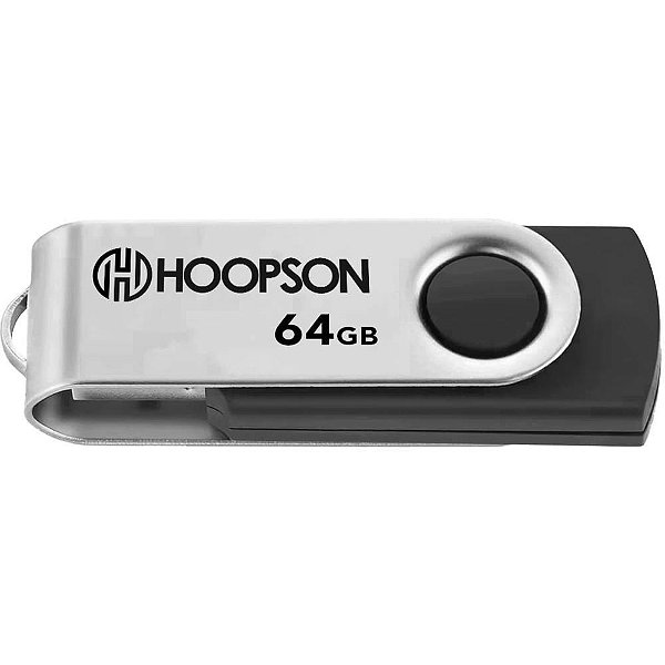 Pen drive usb 64gb preto Blister Pen-001-64 Hoopson