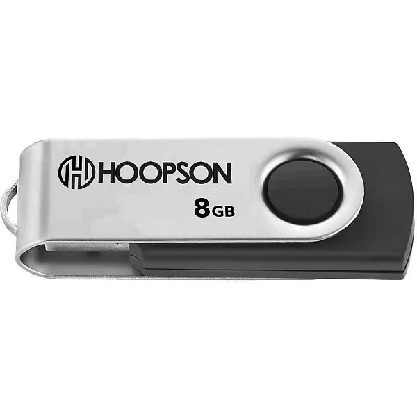 Pen drive usb 8gb preto Blister Pen-001-8 Hoopson