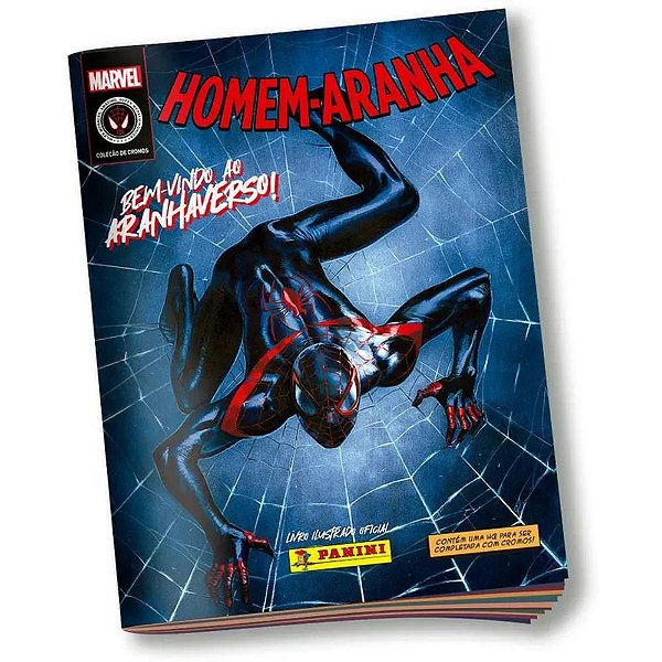 Album de figurinhas Spiderman spiderverse brochura Unidade 004698abr Panini