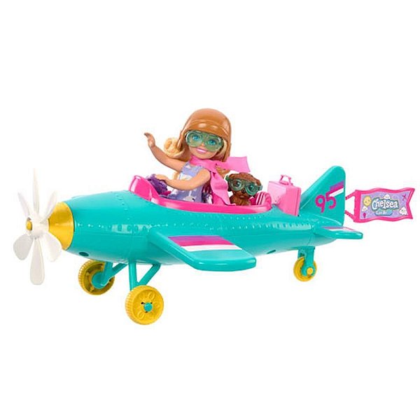 Barbie fantasy Chelsea cj. piloto de aviao Unidade Htk38 Mattel
