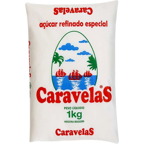 Açúcar Caravelas Refinado 1Kg Caravelas