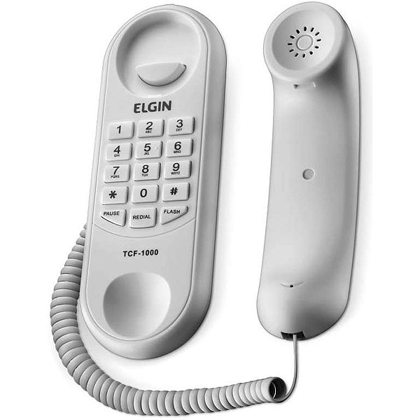 Aparelho Telefônico Com Fio Tcf1000B Gondola Branco Elgin