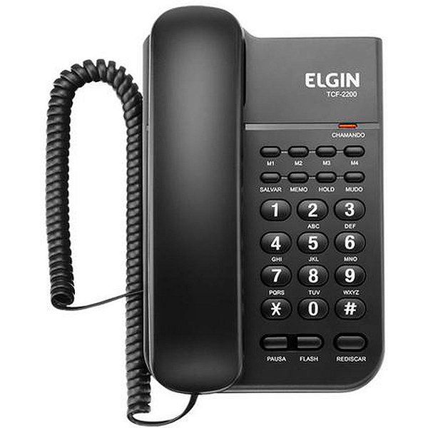 Aparelho Telefônico Com Fio Tcf2200 Elgin