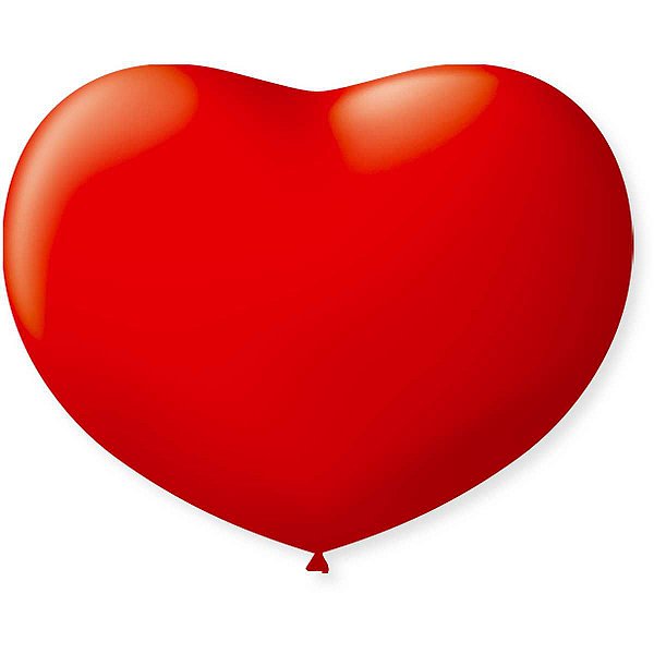 Balão Coração 11Pol. Vermelho Quente São Roque