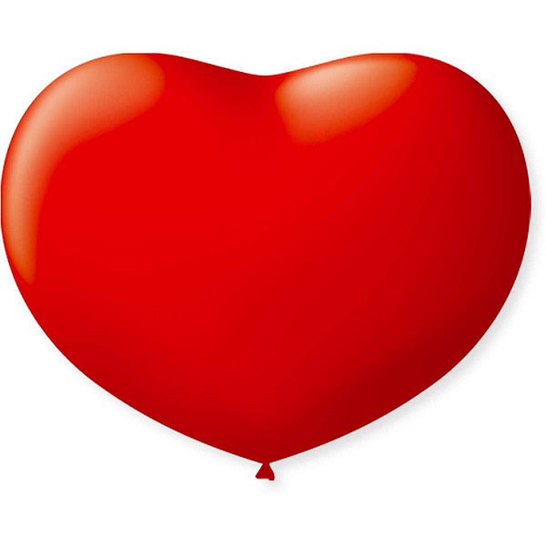 Balão Coração 11Pol. Vermelho Quente São Roque