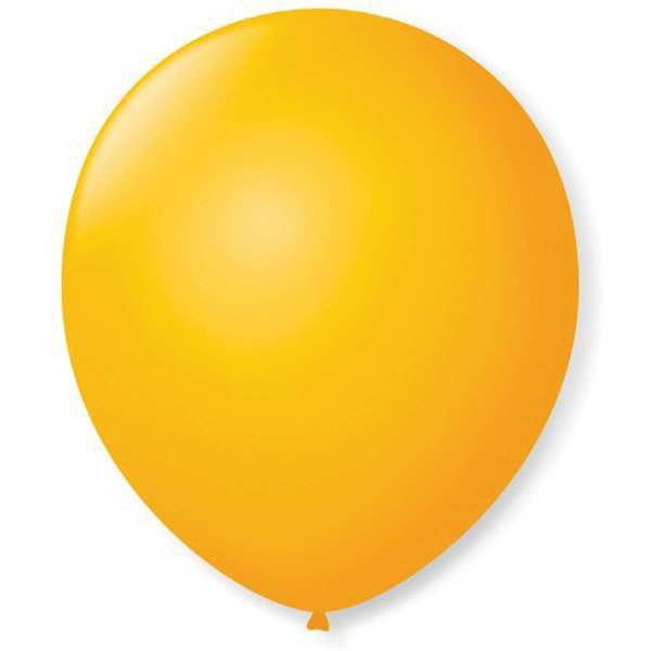 Balão Para Decoração Redondo N.09 Amarelo Sol São Roque