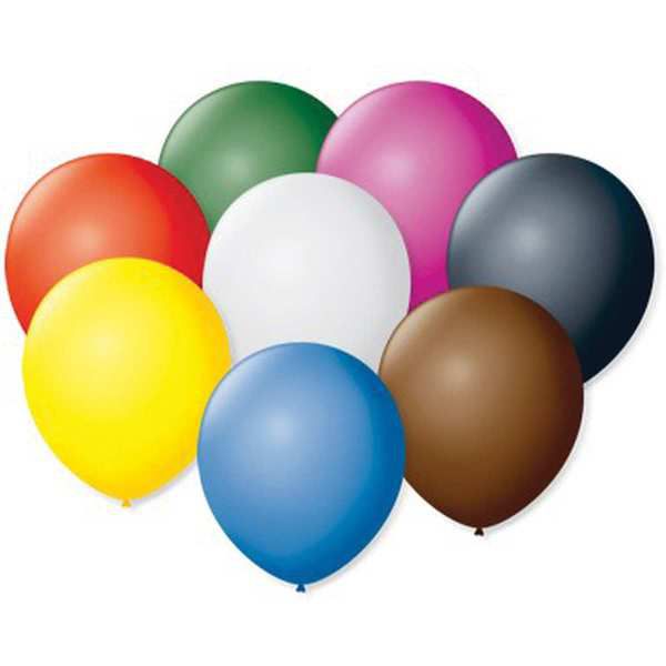 Balão Para Decoração Redondo N.09 Cores Sortidas São Roque
