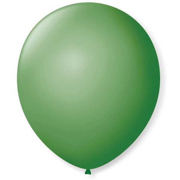 Balão Para Decoração Redondo N.09 Verde Bandeira São Roque