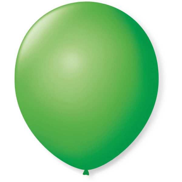 Balão Para Decoração Redondo N.09 Verde Maca São Roque