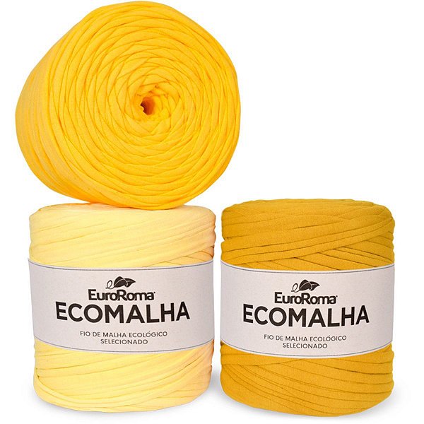 Barbante Ecomalha Tons De Amarelo 140M Euroroma