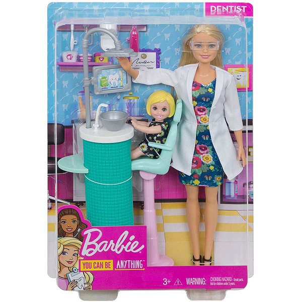 Barbie Profissões Medica E Dentista Mattel