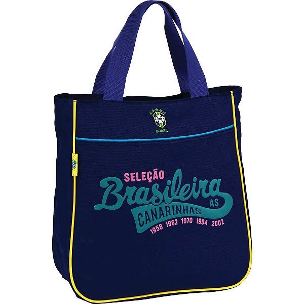 Bolsa Shopping Bag/tote Selecao Canarinho Md 1Bolso So Luxcel