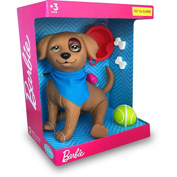 Boneca Barbie Brincadeiras Pet Rookie Pupee Brinquedos